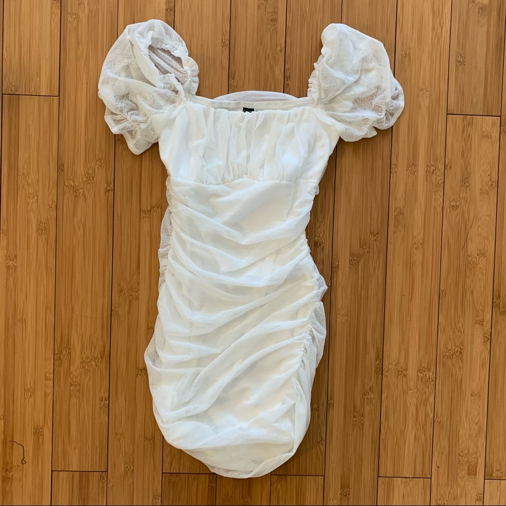 windsor mini white dress